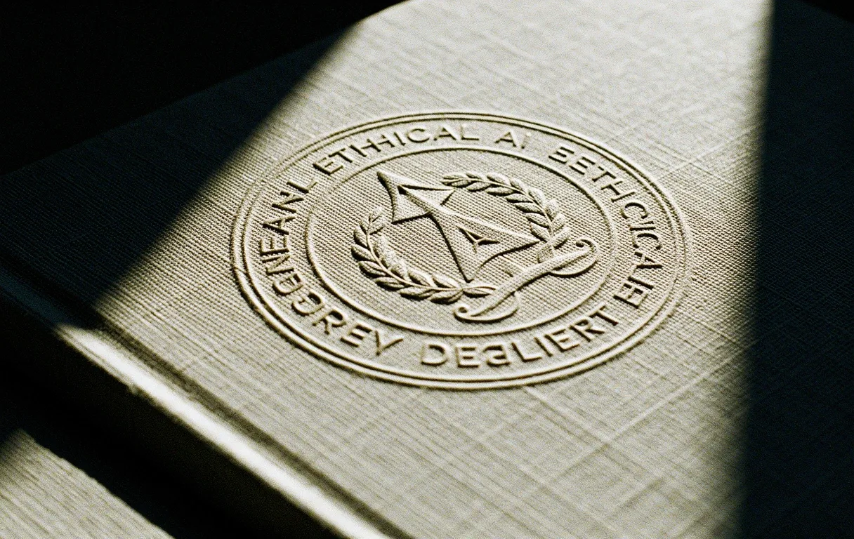 Archival textures representing ethical documentation